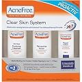 AcneFree Clear Skin System, 3-Step Kit (Purifying Cleanser, Renewing Toner, Repair Lotion) ANTI PICKEL SET