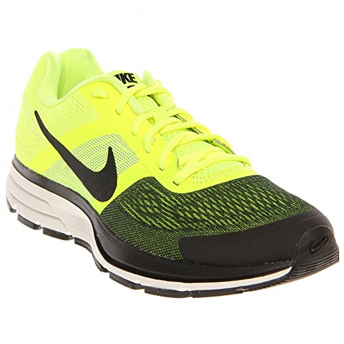 Mens Nike Air Pegasus+ 30 Running Shoe Volt/Summit White/Black Size 11