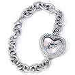 NFL Women's FH-MIA Heart Collection Miami Dolphins Watch