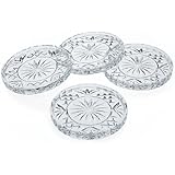 Godinger Crystal Dublin Coasters, Set of 4