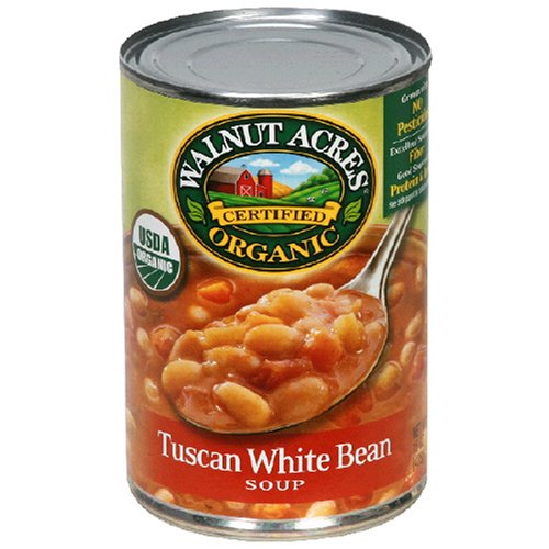 Walnut Acres Organic Soups, Tuscan White Bean, 15 Ounce Cans (Pack of 12) by Walnut Acres