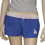 L.A. Dodgers Ladies Royal Blue Marquis Dots Fold-Over Boxer Shorts