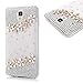 EVTECH(TM) 3D Handmade Fashion Crystal Rhinestone Bling Case Cover Hard Case Clear(100% Handcrafted) (Samsung Galaxy Note 4)