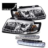 Eautolight Volkswagen Vw Passat DRL LED Projector Head Light with LED Fog Lights
