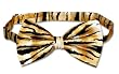 TIGER Animal Skin Print SILK BOW TIE Men's BOWTIE NEW