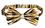TIGER Animal Skin Print SILK BOW TIE Mens BOWTIE NEW