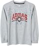 adidas Boys 2-7 Soccer Phoenix Long Sleeve Tee Shirt,Grey Heather,3T