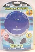 Coby Royal Blue Personal Cd Player Anti Skip Protection