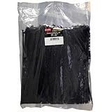 Morris 20160 Ultraviolet Nylon Cable Tie with 40-Pound Tensile Strength, 8-Inch Length, Black, 1000-Pack