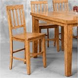 Lifestyle California 17-841 Mammoth Retreat 24 Slat Back Counter Height Side Chair