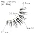 SocialEyes Vixen 6 Pack Bundle Cruelty Free Fake Eyelashes False Black