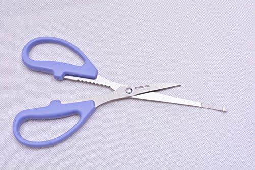 Rossimoda 8 Inch Stainless Steel Crab Scissors with Soft Grip Handle