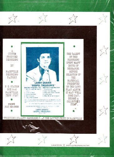 Larry Graves - Gospel Treasures - Vinyl Lp Record - Zortam Music