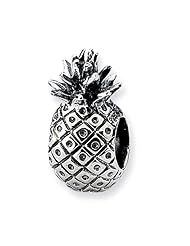 Sterling Silver s Pineapple Bead by Reflection Beads, Best Quality Free Gift Box Satisfaction Guaranteed