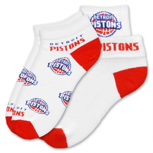 NBA Detroit Pistons Womens Socks, 2-Pack