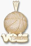 Tennessee Volunteers Vols Basketball Pendant - Gold Plated Jewelry