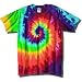 Tie Dye Mania Adult Classic Retro Swirl Tie-Dye Short Sleeve T-Shirt