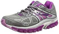 Brooks Women's Ariel 14 Running Shoes (6 B(M) US, Smoked Pearl/Hollyhock/Violet)
