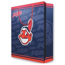 Cleveland Indians MLB Large Gift Bag (15.5 Tall) by Pro Specialties Group