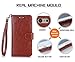 FYY Case for iPhone 6 Plus/6s Plus, PU Leather Wallet Phone Case with Card Holder Flip Protective Cover [Kickstand Feature] [Wrist Strap] for Apple iPhone 6 Plus/6s Plus 5.5