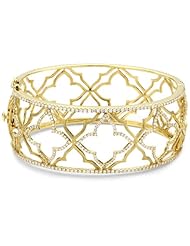 Katie Decker "Elizabeth" 18k Yellow Gold and Diamond Cuff Bracelet