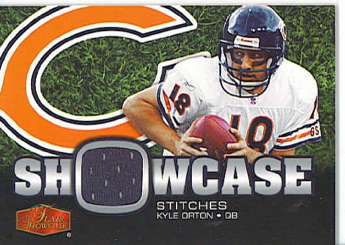 2006 Flair Showcase Showcase Stitches Jersey SHS-KO Kyle Orton - Chicago Bears (Piece of Authentic Jersey - Football Cards)