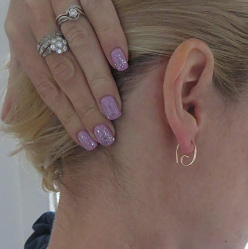 Tiny Gold Sleeper Earrings