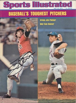 Jim Palmer Autographed/Signed Sports Illustrated July 21, 1975