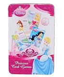 Disney Princess 4 in 1 Card Game Set "Crazy Eights", "Old Maid", "Go Fish" and "Memory Match" in Tin Box