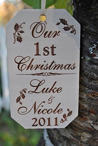 Newlywed Christmas Ornament - Just Married - Newlywed Chrsitmas Gift