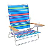 High Back Rio Beach Chair - 5 position LayFlat