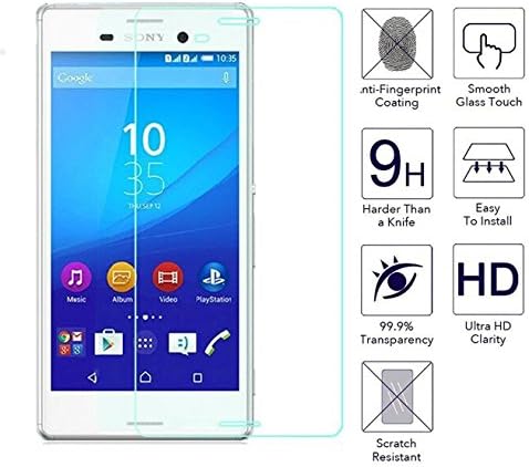 Tempered Glass Magic Premium Film Ultra Clear Front Screen Protector Protective Screen Anti-fingerprint Ultrathin for Sony (Xperia M4 Aqua)