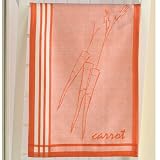 Carrot Jacquard Dishtowel