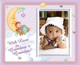 With Love to Grandma & Grandpa -Girl (MoonBaby) - Picture Frame Gift