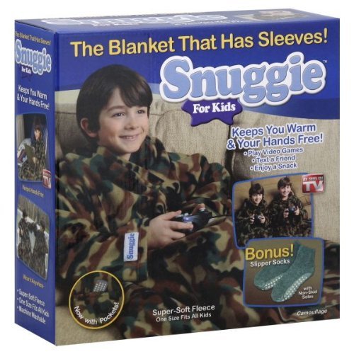 Allstar Marketing Group Llc SN671106 Camouflage Snuggie Blanket For Kids 54