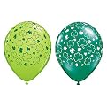 St Patrick's Shamrocks Balloons - 25-pk.