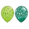St Patrick's Shamrocks Balloons - 25-pk.