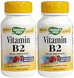 Nature'S Way Vitamin B2, 100 Capsules (Pack Of 2)