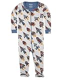 Hatley ハットレイ 男の子 レトロロケット 足つきカバーオール・パジャマ 60~70cm、3-6M(58-69cm) マルチカラー 綿100% DR5ETPH326