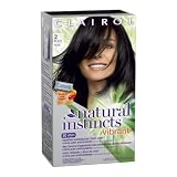 Clairol Natural Instincts Vibrant Permanent Hair Color 2, Midnight Rush, Black 1 Kit