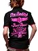 【JUGEM】5.8oz メンズ フェイクレイヤード ポロシャツ Real Rockモデル (S, ブラック/ホットピンク)