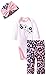 Gerber Baby-Girls Newborn 3 Piece Bodysuit Cap and Legging Set, Flowers, 3-6 Months