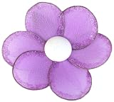 8 Purple Single Layer Daisy Flower nylon hanging ceiling wall baby nursery room wedding decor