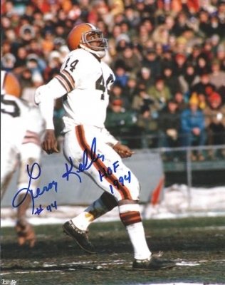 Leroy Kelly Autographed Cleveland Browns 8x10 Photo ~ Hall of Famer