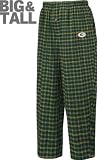 Green Bay Packers Big & Tall Crossbar Flannel Pants