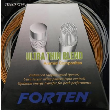 Forten Ultra Thin Blend Tennis String - 18 gauge - 1 Set