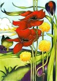 Moorcroft Song of the Wind Greeting Card