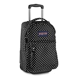 JanSport Wheeled SuperBreak Classics Series Backpack, Black/White Dreamweaver