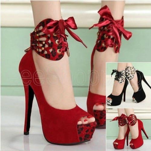Fashion Women Lady Sexy High Heels Pumps Stiletto Platform Peep Toe Sandal Waterproof Party Wedding Shoes Night Club Shoes