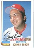1982 Topps # 400 Johnny Bench Cincinnati Reds Baseball Card